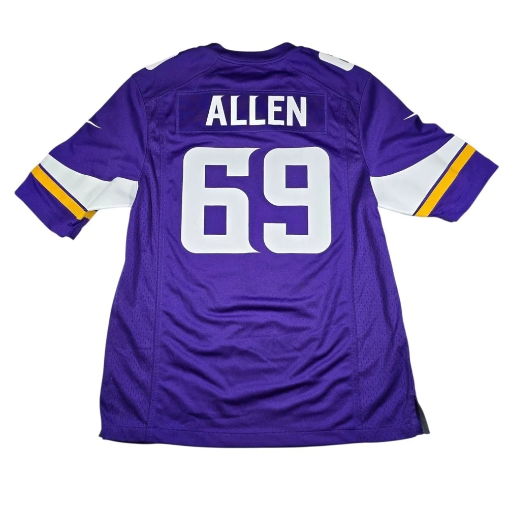 Nike On Field Minnesota Vikings Jared Allen #69 NFL Player Jersey- Men's Sz Med